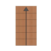 Escalier droit